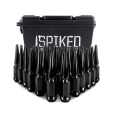 Mishimoto Mishimoto Steel Spiked Lug Nuts M14 x 1.5 32pc Set Black thumbnail 6