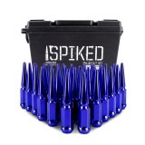 Mishimoto Mishimoto Steel Spiked Lug Nuts M14 x 1.5 32pc Set Blue thumbnail 8