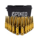 Mishimoto Mishimoto Steel Spiked Lug Nuts M14 x 1.5 32pc Set Gold thumbnail 3