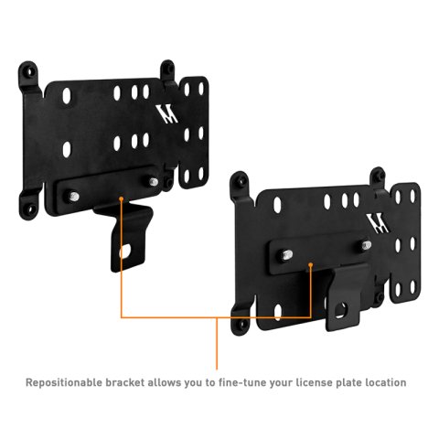 Mishimoto 2022+ Ford Bronco Capable Bumper License Plate Relocation thumbnail 7