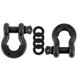 Borne Off-Road 3/4 Steel D-Ring Shackle Set 2 Pieces - Gun Metal thumbnail 1