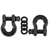 Borne Off-Road 3/4 Steel D-Ring Shackle Set 2 Pieces - Gun Metal thumbnail 2