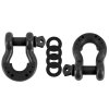 Borne Off-Road 3/4 Steel D-Ring Shackle Set 2 Pieces - Gun Metal thumbnail 3
