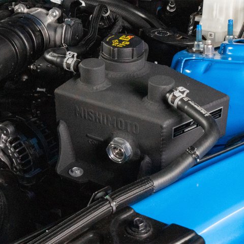 Mishimoto 2024+ Ford Mustang V8/2.3L EcoBoost Expansion Tank - Polished thumbnail 9