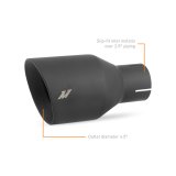 Mishimoto Clamp-on Double Wall Exhaust Tip 2.5 Inlet Slash Cut thumbnail 2