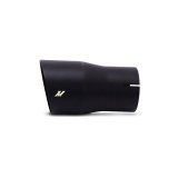 Mishimoto Clamp-On Single Wall Exhaust Tip 5in Outlet - Black thumbnail 1