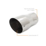 Mishimoto Clamp-On Single Wall Exhaust Tip 5in Outlet - Polished thumbnail 4