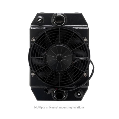 Mishimoto Universal Drag Race Performance Aluminum Radiator - Black thumbnail 5