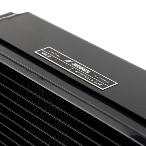 Mishimoto Universal Drag Race Performance Aluminum Radiator - Black thumbnail 8