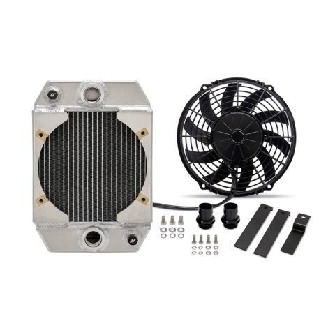 Mishimoto Universal Drag Race Performance Aluminum Radiator - Natural thumbnail 1