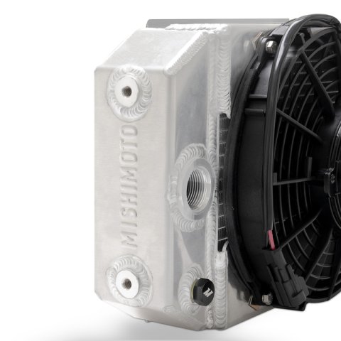 Mishimoto Universal Drag Race Performance Aluminum Radiator - Natural thumbnail 8