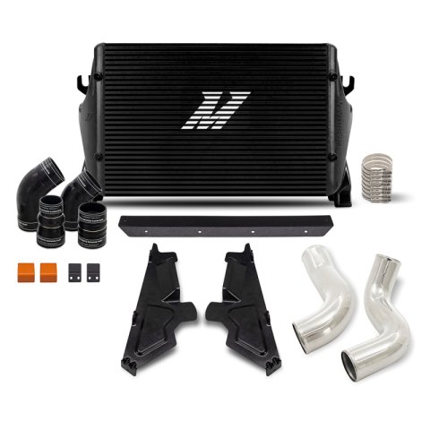 Mishimoto 2019+ Ram 6.7L Cummins Intercooler Kit BK Cooler P Pipes thumbnail 1