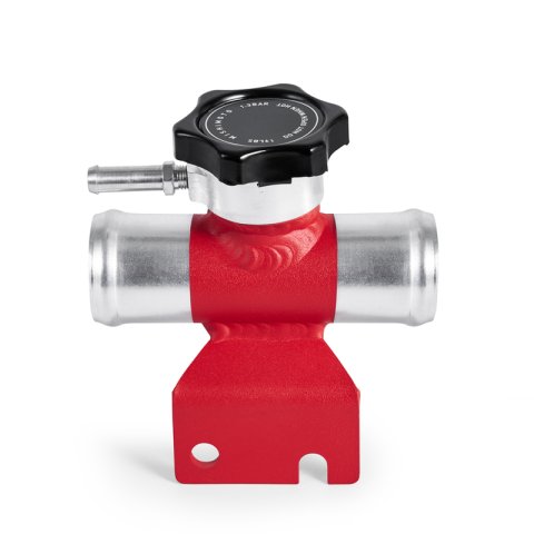 Mishimoto 08-15 Mitsubishi Lancer Evo X Coolant Fill Inlet - Red thumbnail 3