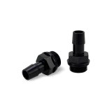 Mishimoto 2pcs. M20x1.5 1/2in Aluminum Catch Can Fittings - Black thumbnail 1