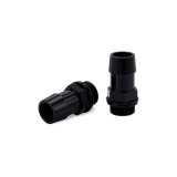Mishimoto 2pcs. M20x1.5 3/4in Aluminum Catch Can Fitting - Black thumbnail 1