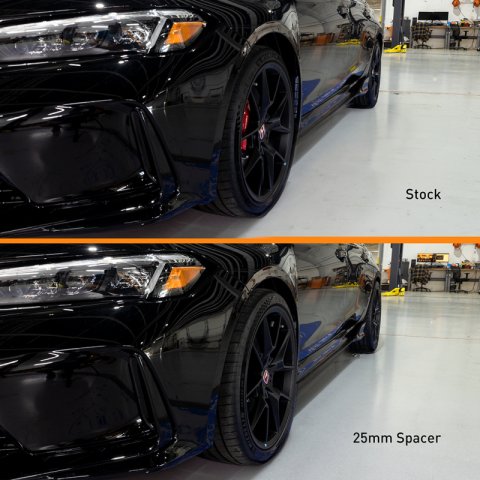 Mishimoto Wheel Spacers - 5x120 - 64.1 CB - M14 x1.5 - 10mm - BK thumbnail 1