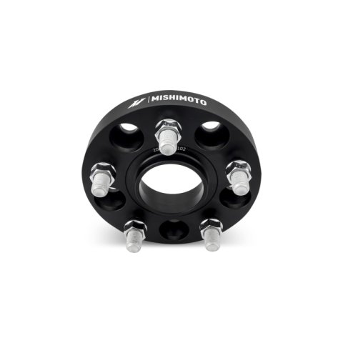 Mishimoto Wheel Spacers - 5x120 - 64.1 CB - M14 x1.5 - 25mm - BK thumbnail 6