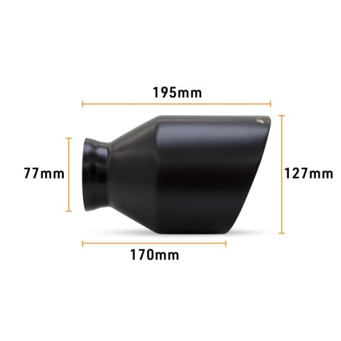 Mishimoto 15-23 Dodge Charger/Challenger Muffler Tip Pair - 5in - Black thumbnail 4
