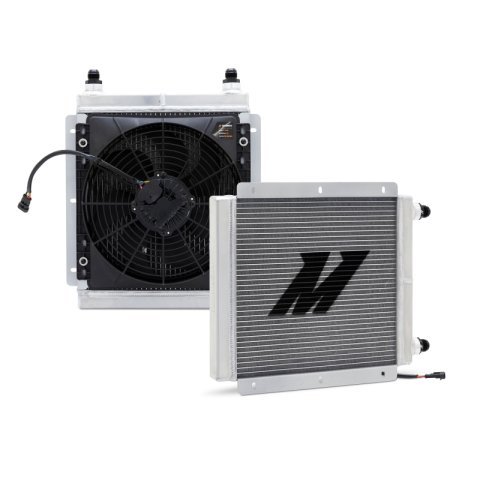 Mishimoto Universal Heat Exchanger Kit - With Integrated 1 x 12in Brushless Fan thumbnail 1
