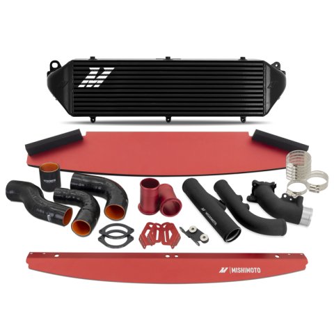 Mishimoto 2023+ Toyota GR Corolla Intercooler & Pipe Kit - Black Cooler - Black Pipes thumbnail 1