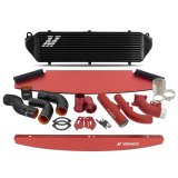 Mishimoto 2023+ Toyota GR Corolla Intercooler & Pipe Kit - Black Cooler - Red Pipes thumbnail 1