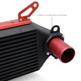 Mishimoto 2023+ Toyota GR Corolla Intercooler & Pipe Kit - Black Cooler - Red Pipes thumbnail 4