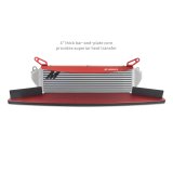 Mishimoto 2023+ Toyota GR Corolla Intercooler & Pipe Kit - Silver Cooler - Red Pipes thumbnail 3