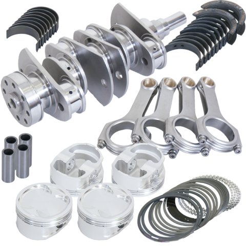 Eagle Subaru EJ257 w/Forced Induction 99.5mm Bore H-Beam Rods 4340 Crank Stroker Rotating Assembly