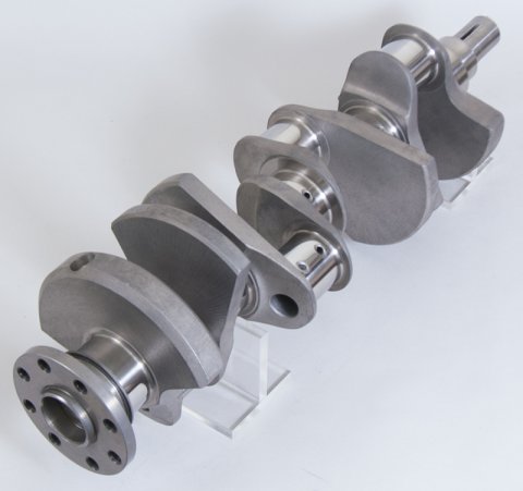 Eagle Chrysler RB 4340 Crank 4.25 Stroke 2.2 Rod Pin 8 Bolt Flange thumbnail 3