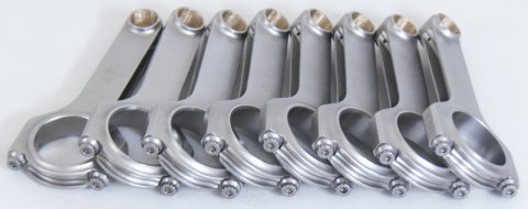 Eagle Chevrolet 6.300in Length 2.100in Journal Diameter H-Beam Connecting Rods (Set of 8) thumbnail 3