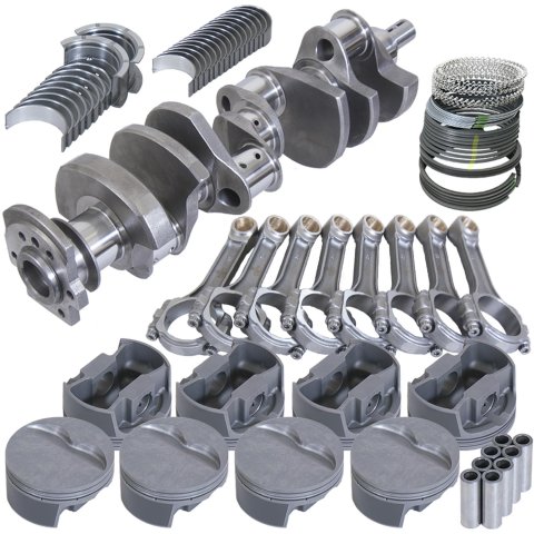 Eagle Chevrolet 350 Small Block 2pc Seal Street & Strip Rotating Assembly Kit 3.75in Stroke