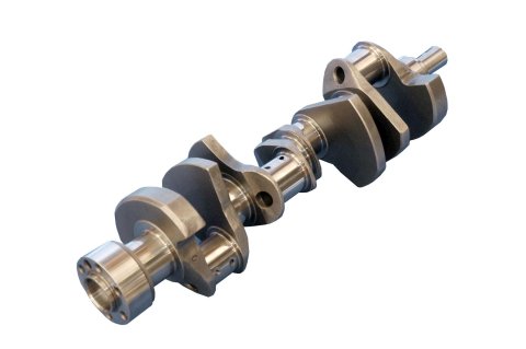 Eagle Ford 351C 3.850in Stroke 2.100in Rod Journals Cast Crankshaft (Incl Timing Gear Spacer) thumbnail 1