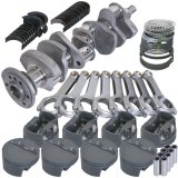 Eagle Chevy 327 SJ 3.250in Crank 2.300in Mains 6.125in H-Beam 4.060in Pistons Rotating Assembly thumbnail 2