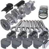 Eagle Chevy 350 3.480in Crank 6.000in H-Beam -5cc Flat Top 4.000in Pistons Rotating Assembly thumbnail 1