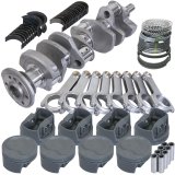Eagle Chevy 350 3.750in Crank 5.700in H-Beam -16cc Inv Dome 4.030in Pistons Rotating Assembly thumbnail 4