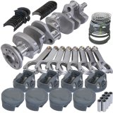 Eagle Chevy 350 3.750in Crank 6.000in H-Beam -16cc Inv Dome 4.060in Pistons Rotating Assembly thumbnail 4