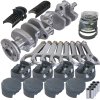 Eagle Chevy 350 3.750in Crank 6.000in H-Beam 6cc Dome 4.040in Pistons Rotating Assembly thumbnail 5