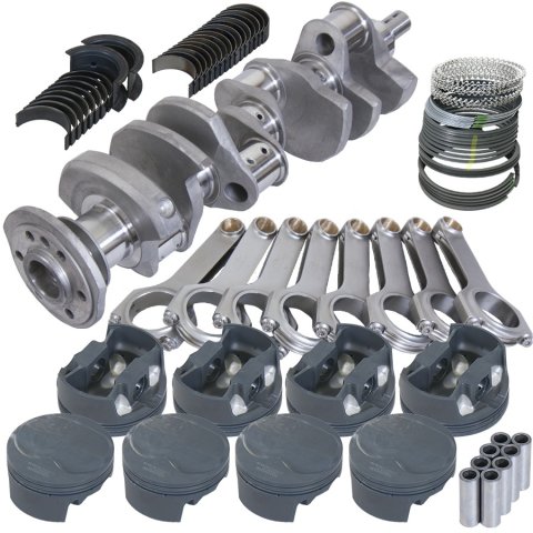 Eagle Chevy 350 3.750in Crank 6.000in H-Beam 6cc Dome 4.040in Pistons Rotating Assembly thumbnail 7