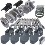 Eagle Chevy 350 3.750in Crank 6.000in H-Beam 6cc Dome 4.060in Pistons Rotating Assembly thumbnail 4