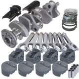 Eagle Chevy 350 3.875in Crank 6.000in H-Beam Stroker Rods -5cc 4.040in Pistons Rotating Assembly thumbnail 1
