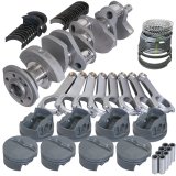 Eagle Chevy 350 3.875in Crank 6.000in H-Beam Stroker Rods -5cc 4.040in Pistons Rotating Assembly thumbnail 2