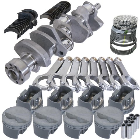 Eagle Chevy LT1 350 1Pc 3.480in Crank 5.700in H-Beam -5cc Flat Top 4.000in Pistons Rotating Assembly