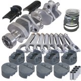 Eagle Chevy LT1 350 1Pc 3.875in Crank 6.000in H-Beam Stroker Rods 4.040in Pistons Rotating Assembly thumbnail 2