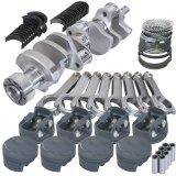 Eagle Chevy LT1 350 1Pc 3.750in Crank 6.000in H-Beam 11cc Dome 4.030in Pistons Rotating Assembly thumbnail 4