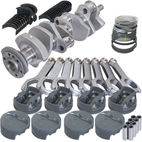 Eagle Chevy 400 350 Mains 4.000in Crank 6.000in H-Beam Stroker Rod 4.125in Pistons Rotating Assembly thumbnail 2