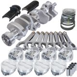 Eagle Chevy LT1 350 1Pc 3.750in Crank 6.000in H-Beam -18cc 4.030in Pistons Rotating Assembly thumbnail 2