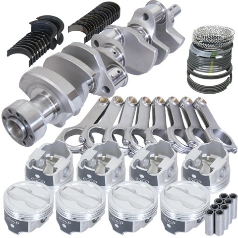 Eagle Chevy LT1 350 1Pc 3.750in Crank 5.700in H-Beam -18cc 4.040in Pistons Rotating Assembly thumbnail 1