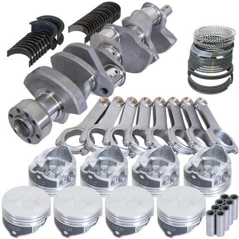 Eagle Chevy LT1 350 1Pc 3.480in Crank 6.000in H-Beam -3.7cc 4.000in Pistons Rotating Assembly