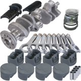 Eagle Chevy 400 3.750in Crank 5.700in H-Beam -5cc Flat Top 4.155in Pistons Rotating Assembly thumbnail 4
