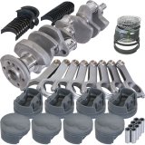 Eagle Chevy 400 3.750in Crank 6.000in H-Beam -5cc Flat Top 4.125in Pistons Rotating Assembly thumbnail 3